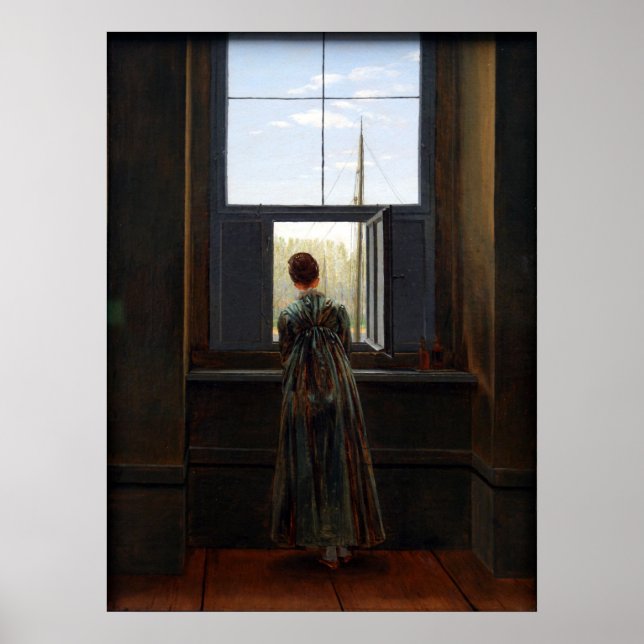 Kvinnor i ett fönster poster (Framsidan)