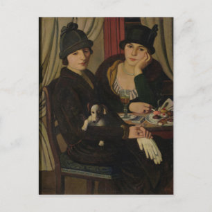Kvinnor i ett Kafe, 1924 Vykort