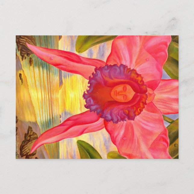 Kvinnor i Figur i Orchid - vykort (Framsida)