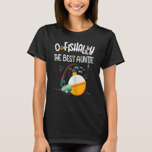 Kvinnor i fisklegering en födelsedag av t shirt