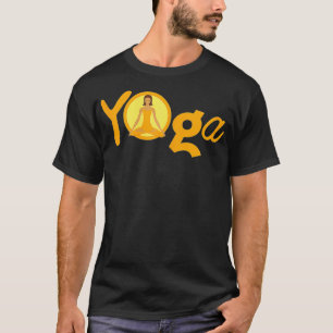 Kvinnor i Fitness och Yoga Meditation T Shirt