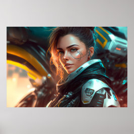 Kvinnor i framtidens stad poster