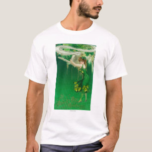 Kvinnor i Grönt Innehåller en rörscen T-shirt