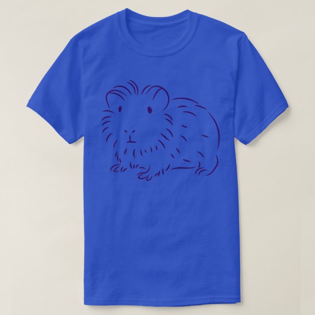 Kvinnor i Guinea Gris minimal Teckning T Shirt (Design framsida)