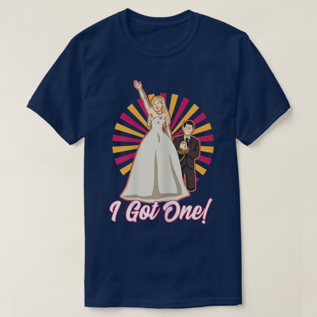 Kvinnor i Har One Bröllop Honeymoon Bachelorette J T Shirt (Design framsida)