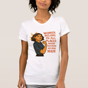 Kvinnor i hela Ställe där beslut fattas T Shirt