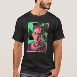 Kvinnor i hela Ställen där beslut fattas T Shirt