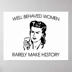 Kvinnor i historien poster