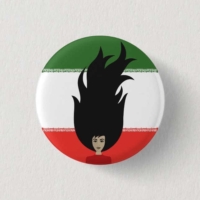 Kvinnor i Iran kämpar för jämlikhet, hijabprotest Knapp (Framsida)