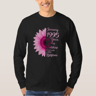 Kvinnor i januari 1995 TShirt 28 år gammal 28 år T Shirt