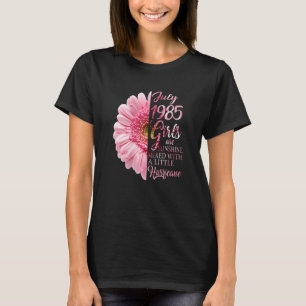 Kvinnor i juli 1985 37 år gammal 37:e födelsedagen t shirt