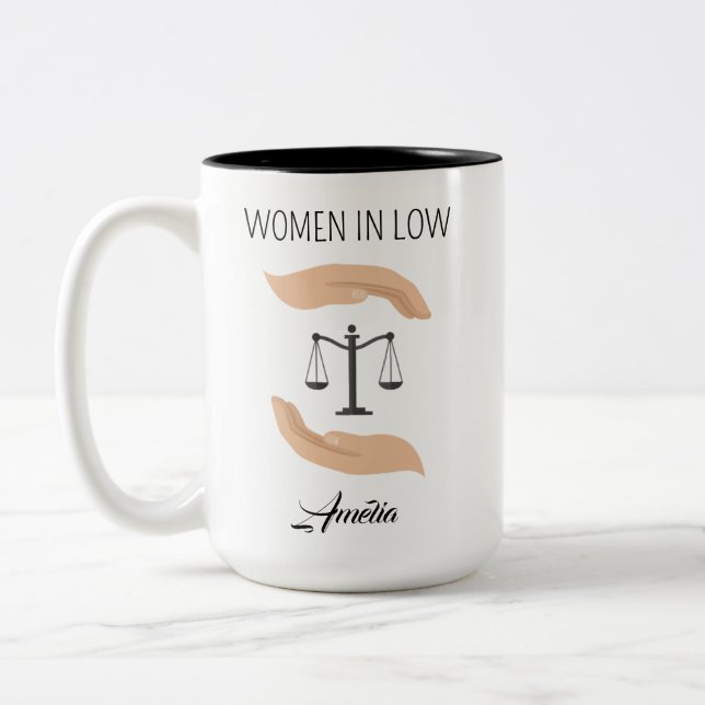 Kvinnor i juridik, gåvor, advokat Gift Lawyer Mugg (Vänster)