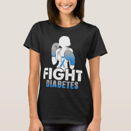 Kvinnor i kampen mot diabetes t1d t2d-krigare mamm t shirt