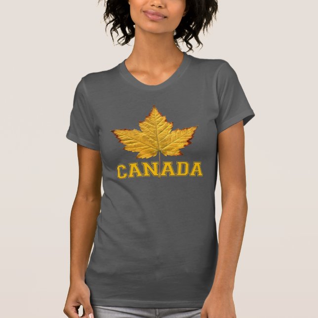 Kvinnor i Kanada T-shirt Canada Souvenir Shirts (Framsida)