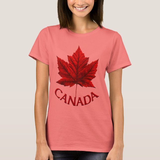 Kvinnor i Kanada T-Shirt Dam Artikel Organic Canad (Framsida)