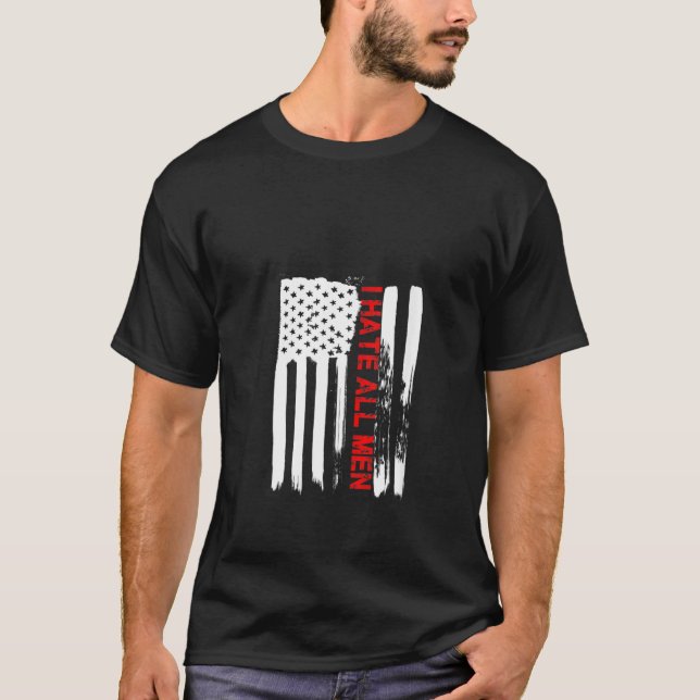 Kvinnor i Kärlek Amerika Jag hatar all Manar T Shi Shirt (Framsida)