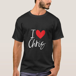 Kvinnor i Kärlek Chris Namn Personlig Girl Woman B T Shirt