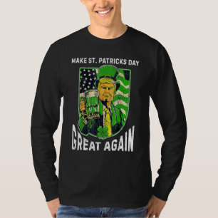 Kvinnor i Kärlek Dag som dricker St Patricks Irish T Shirt