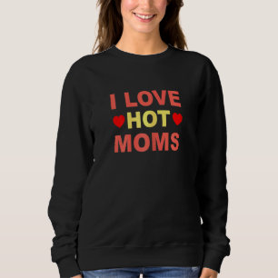 Kvinnor i Kärlek Hett Mammor Red Heart I Kärlek He T Shirt