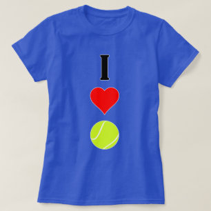 Kvinnor i Kärlek (hjärta) Tennis T-shirt