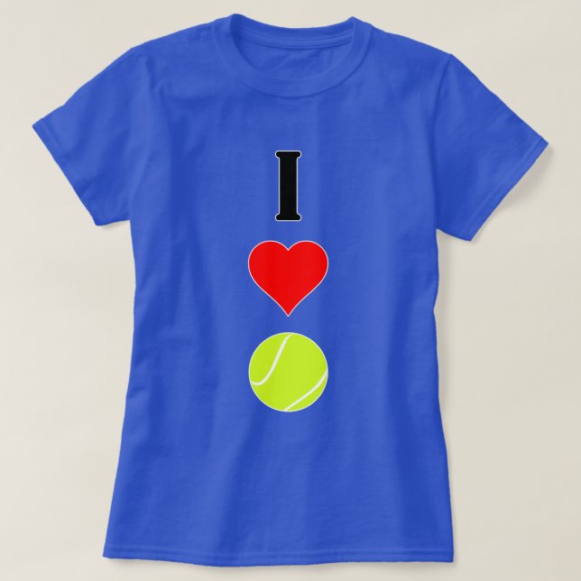 Kvinnor i Kärlek (hjärta) Tennis T-shirt (Design framsida)