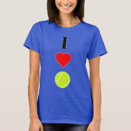 Kvinnor i Kärlek (hjärta) Tennis T-shirt