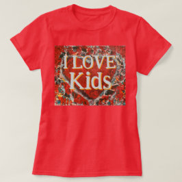 Kvinnor i kärlek Kids hjärtans hjärta T-Shirt