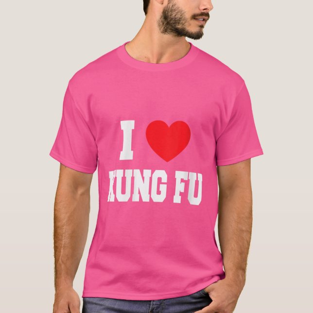 Kvinnor i Kärlek Kung fu T Shirt (Framsida)