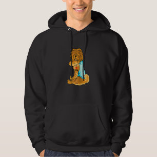 Kvinnor i Kärlek Mamma Tattoo Chow Chow Mamma Hund Hoodie