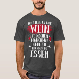 Kvinnor i kärlek matar med vinefunny vin t shirt