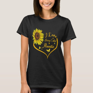 Kvinnor i Kärlek som kallas "Auntie Solros Heart" T Shirt
