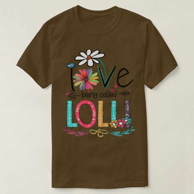 Kvinnor i Kärlek som kallas Lolli Solros Mammor T Shirt (Design framsida)