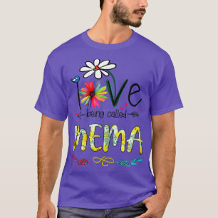 Kvinnor i Kärlek som kallas Mema Solros Mammor T Shirt