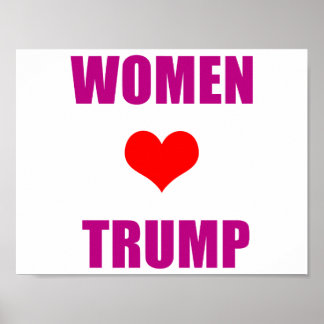 Kvinnor i kärlek Trump Kvinnor i trump Poster