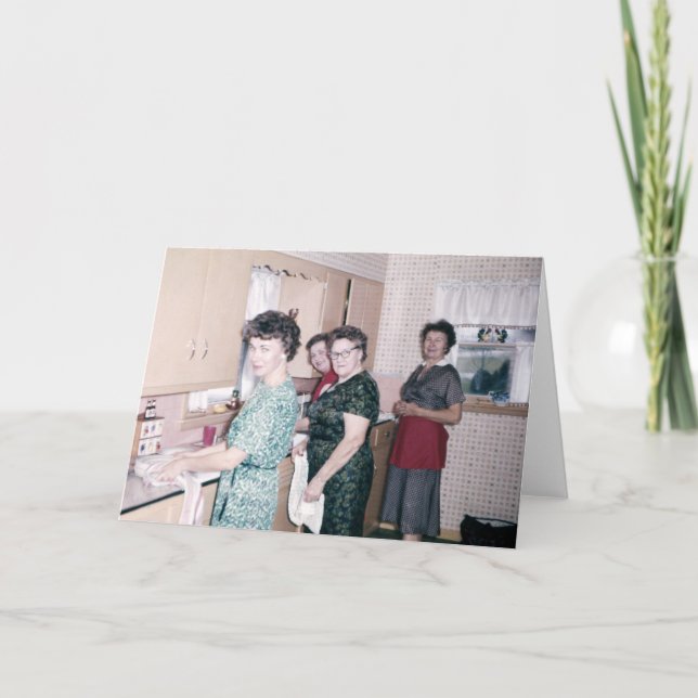 Kvinnor i köns köldkort kort (Framsida)