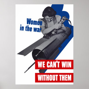 Kvinnor i krig poster