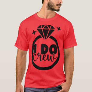 KVINNOR I KRING Bröllop Bride Squad Team T Shirt