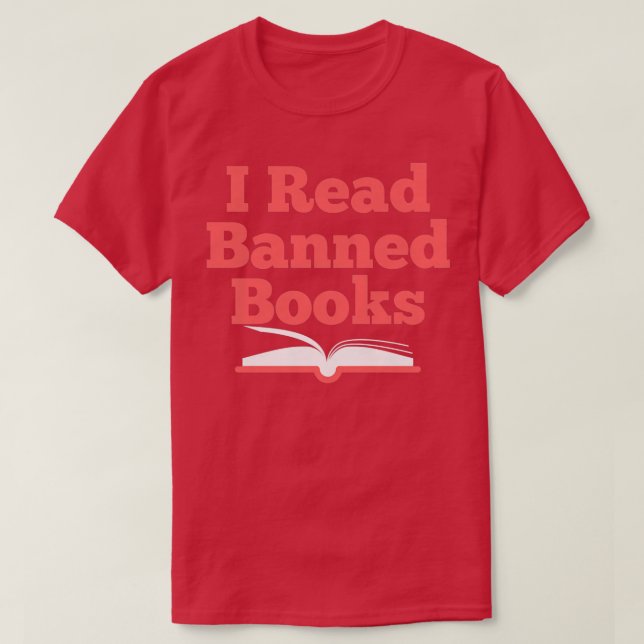 KVINNOR I LÄS BANNED BOKAR Reader Reading Bok Lo T Shirt (Design framsida)