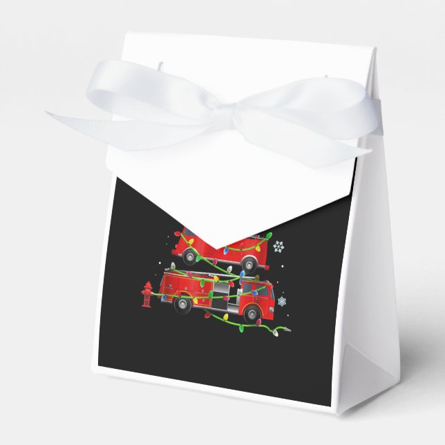 Kvinnor i Lastbil Julgran Manar Presentaskar (Framsidan Sidan)