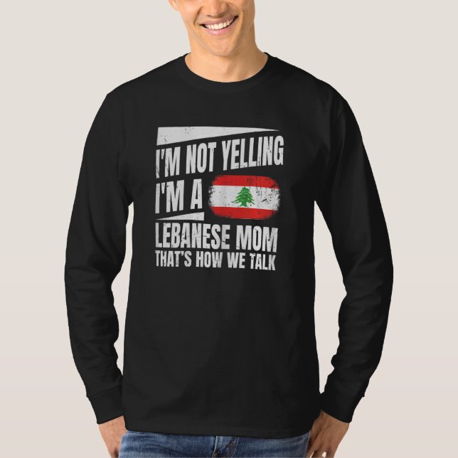 Kvinnor i Libanon Pride för ett stolt libanesiskt  T Shirt (Framsida)