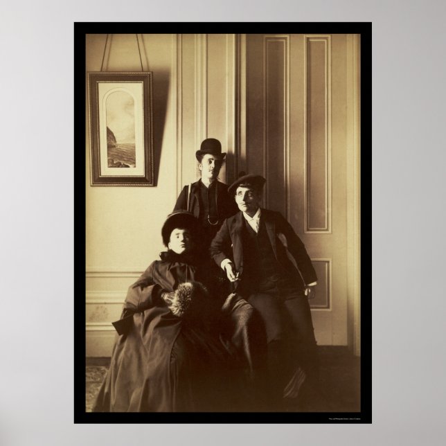 Kvinnor i Manar 1895 Poster (Framsidan)