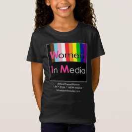 Kvinnor i medieservern Srt Black for Grrrrrrrls T Shirt