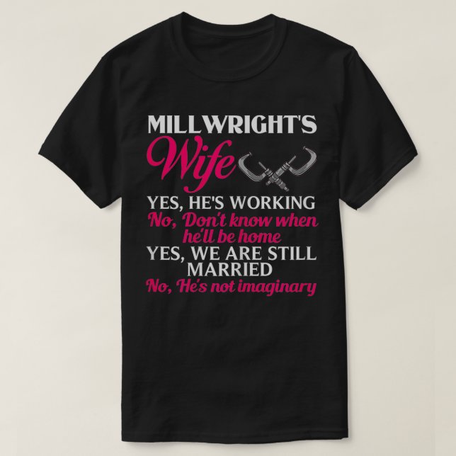 Kvinnor i Millwright Makfe Training Industrial Mec T Shirt (Design framsida)