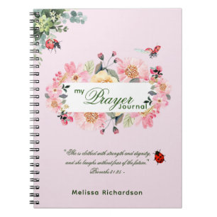 Kvinnor i Mission Pastor Maka Prayer Journal Anteckningsbok