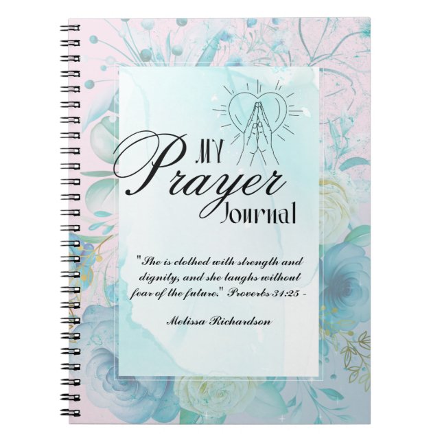Kvinnor i Mission Pastor Maka Prayer Journal Anteckningsbok (Framsidan)