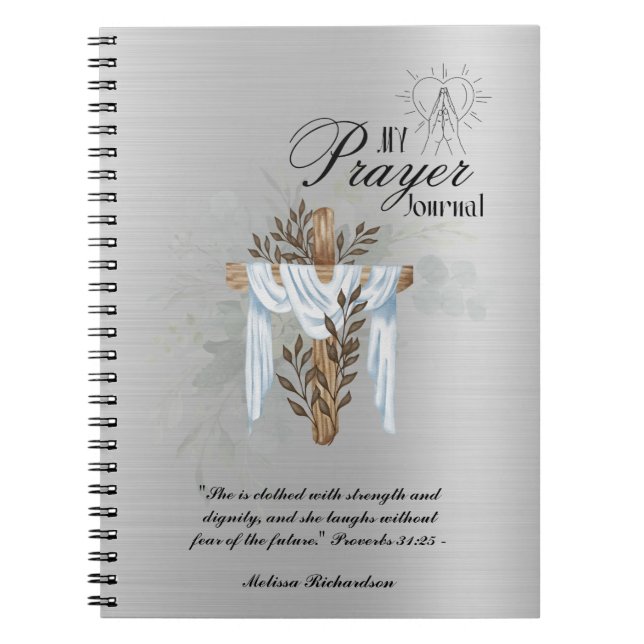 Kvinnor i Mission Pastor Maka Prayer Journal Anteckningsbok (Framsidan)