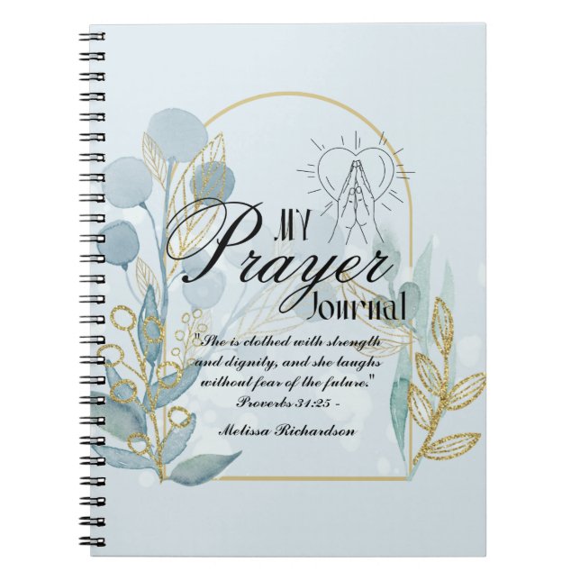 Kvinnor i Mission Pastor Maka Prayer Journal Anteckningsbok (Framsidan)