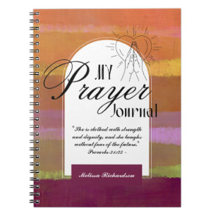 Kvinnor i Mission Pastor Maka Prayer Journal Anteckningsbok