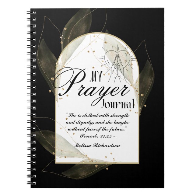 Kvinnor i Mission Pastor Maka Prayer Journal Anteckningsbok (Framsidan)