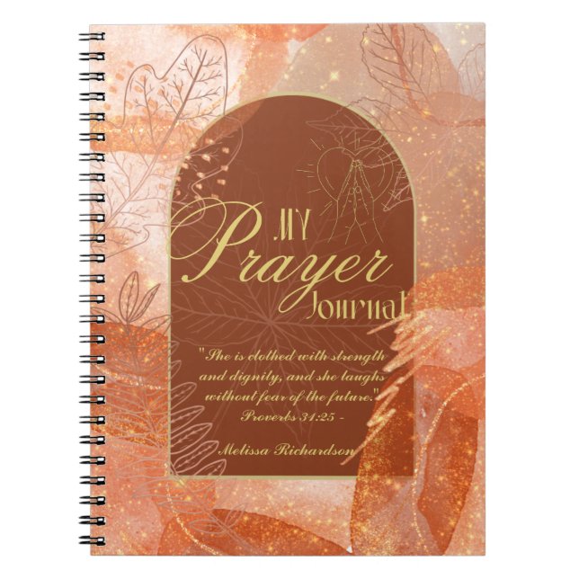 Kvinnor i Mission Pastor Maka Prayer Journal Anteckningsbok (Framsidan)